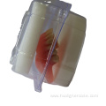 PVC Plastic Transparent Denture Storage Cases With Sponge